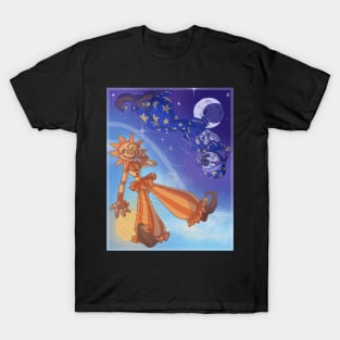 SunnyDrop and MoonDrop cartoony version T-Shirt